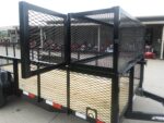 6.4x16 Dovetail Utility Trailer with Front Basket 2ft Mesh (2) 3500lb Axles - Image 16