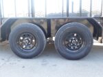 7x20 Straight Deck Utility Trailer 4ft Mesh Sides (2) 3,500lb Axles - Image 6