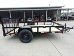 7x10 Powder Coated Dovetail Utility Trailer 3500lb Axle - Image 7