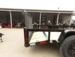 7x10 Powder Coated Dovetail Utility Trailer 3500lb Axle - Image 9
