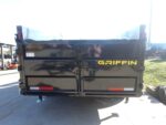 7x16 Gooseneck Telescopic I-Beam Dump Trailer 4ft Sides (2) 7K Axles - Image 12