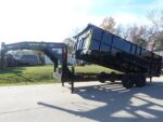 7x16 Gooseneck Telescopic I-Beam Dump Trailer 4ft Sides (2) 7K Axles - Image 16