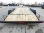 7x18 Wood Deck Car Hauler (2) 3500lb Axle w/ Brake and Ramps 7K GVWR - Image 9