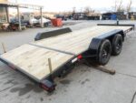 7x18 Wood Deck Car Hauler (2) 3500lb Axle w/ Brake and Ramps 7K GVWR - Image 10
