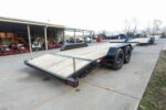 7x20 Wood Deck Car Hauler (2) 5200lb Axle w/ Brake and Ramps - Image 7