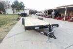 7x20 Wood Deck Car Hauler (2) 5200lb Axle w/ Brake and Ramps - Image 9