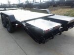 7' x 18' Equipment Trailer Dovetail King Kong Ramps 2- 7k Axles 14k GVWR - Image 7