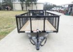 5x10 Dovetail Utility Trailer 2ft Mesh sides 3500lb Axle - Image 2