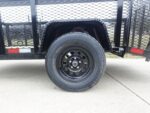 5x10 Dovetail Utility Trailer 2ft Mesh sides 3500lb Axle - Image 4