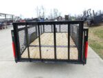 5x10 Dovetail Utility Trailer 2ft Mesh sides 3500lb Axle - Image 7
