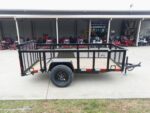 5x10 Dovetail Utility Trailer 2ft Mesh sides 3500lb Axle - Image 9