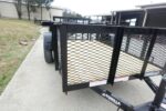 5x10 Dovetail Utility Trailer 2ft Mesh sides 3500lb Axle - Image 12