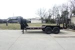 7x16 Gooseneck Equipment Trailer (2) 7K Axles with Stand-Up Ramps 14k GVWR - Image 3
