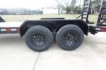7x16 Gooseneck Equipment Trailer (2) 7K Axles with Stand-Up Ramps 14k GVWR - Image 4