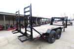 7x16 Gooseneck Equipment Trailer (2) 7K Axles with Stand-Up Ramps 14k GVWR - Image 9
