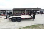 7x16 Gooseneck Equipment Trailer (2) 7K Axles with Stand-Up Ramps 14k GVWR - Image 10