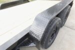 7' x 18' Gooseneck Equipment Trailer (2) 7K Axles Standup Ramps 14k GVWR - Image 4