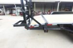 7' x 18' Gooseneck Equipment Trailer (2) 7K Axles Standup Ramps 14k GVWR - Image 10
