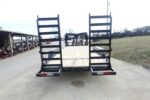 7' x 18' Gooseneck Equipment Trailer (2) 7K Axles Standup Ramps 14k GVWR - Image 12