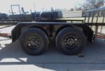 6'4" x 12 Double Axle Utility Trailer Powder Coated Dovetail (2) 3500lb Axles - Image 6