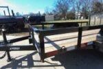 6'4" x 12 Double Axle Utility Trailer Powder Coated Dovetail (2) 3500lb Axles - Image 8