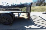 6'4" x 12 Double Axle Utility Trailer Powder Coated Dovetail (2) 3500lb Axles - Image 9