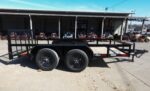 6'4" x 12 Double Axle Utility Trailer Powder Coated Dovetail (2) 3500lb Axles - Image 12