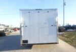 8.5x24 White V-Nose Enclosed Trailer (2) 3500lb Axles 7K GVWR - Image 7