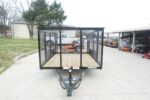 6.4x10 Utility Trailer with 4ft Mesh Sides 3500lb Axle Dovetail - Image 2