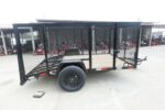 6.4x10 Utility Trailer with 4ft Mesh Sides 3500lb Axle Dovetail - Image 5