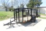 5x10 Straight Deck Debris Loader Utility Trailer (1) 3500lb Axle - Image 3