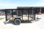 5x10 Straight Deck Debris Loader Utility Trailer (1) 3500lb Axle - Image 6