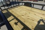 6' 4" x 10 Utility Trailer Dovetail Powder Coated With Gate 3,500lb Axle - Image 12