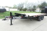 8.5x16 I-Beam Deckover Equipment Trailer (2) 7k axles 14k GVWR - Image 4