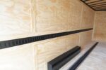 8.5x20 VNose Black with Black Out Trim Enclosed Trailer (2) 5200lb Axles With Brakes 7'6 Interior Height E-Track - Image 14