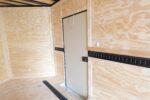 8.5x20 VNose Black with Black Out Trim Enclosed Trailer (2) 5200lb Axles With Brakes 7'6 Interior Height E-Track - Image 17