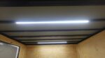 8.5x20 Charcoal Blackout Trim VNose Hybrid Enclosed Trailer Roof (2) 3500lb Axles 50 AMP Electrical Package - Image 22