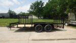 7x16 Dovetail Utility Trailer with Side Gate (2) 3500lb Axle 7k GVWR - Image 3