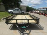 7x20 Heavy Duty Dovetail Utility Trailer Side Baskets (2) 5,200lb Axles Brakes - Image 2