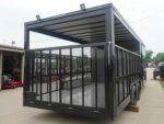 8.5x20 Charcoal Blackout Trim VNose Hybrid Enclosed Trailer Roof (2) 3500lb Axles 50 AMP Electrical Package - Image 8