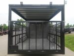 8.5x20 Charcoal Blackout Trim VNose Hybrid Enclosed Trailer Roof (2) 3500lb Axles 50 AMP Electrical Package - Image 9