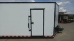 8.5X36 White With Black Out Enclosed Trailer With Escape Doors E Track Floor (3) 7K Axles 21K GVWR - Image 4