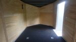 8.5x24 Blue V-Nose Slant Top Enclosed Trailer (2) 5200lb Axles Ladder Racks - Image 14