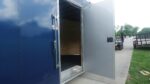 8.5x24 Blue V-Nose Slant Top Enclosed Trailer (2) 5200lb Axles Ladder Racks - Image 18