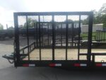7x20 Heavy Duty Straight Deck Utility Trailer (2) 5,200lb Axles With (2) Side Gates 10K GVWR - Image 9