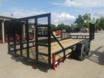 7x20 Heavy Duty Straight Deck Utility Trailer (2) 5,200lb Axles With (2) Side Gates 10K GVWR - Image 7