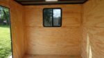 8.5x24 Black W/Black Out Hybrid Enclosed Trailer V-Nose (2) 7,000lb With Rails - Image 19