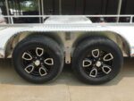 7' x 18' All Aluminum Utility Trailer Dual Axle Straight Deck - Image 11