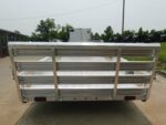 7' x 18' All Aluminum Utility Trailer Dual Axle Straight Deck - Image 8