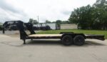 7x20 Gooseneck Equipment Trailer (2) 7K Axles with Brakes & Mini King Kong Ramps 14K GVWR - Image 6